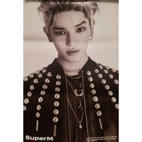 Jual Rolled Poster Official Taeyong Superm The St Mini Album Jopping