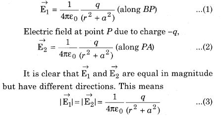 RBSE Solutions For Class 12 Physics Chapter 1 Electric Field RBSE Guide