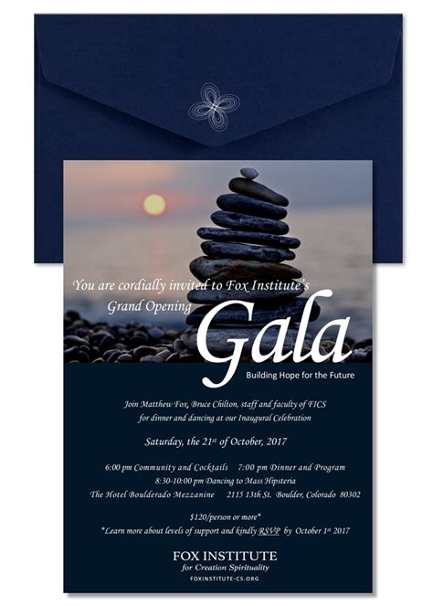 Opening Gala: Fox Institute of Creation Spirituality, Boulder, CO ...