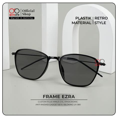 Jual DJAVA OPTIK Frame Ezra Khusus Lensa Photocromic Modis Lentur