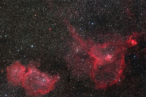 Ic And Ic The Heart And Soul Nebulae