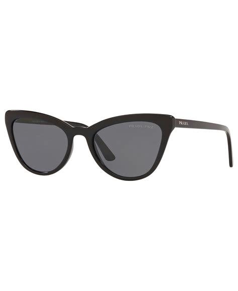 Купить Женские поляризованные очки Prada, цвет - черный, по цене 47 270 ...