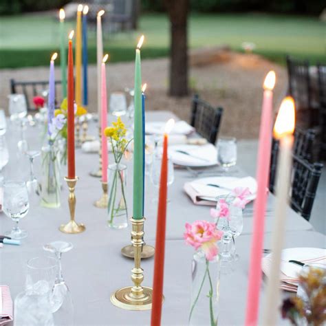 General Wax & Candle | Wedding table décor ideas with candles - General ...