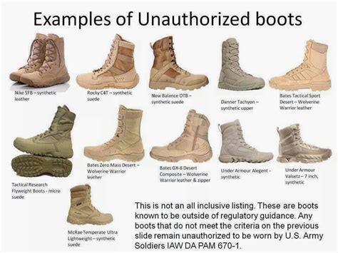 Us Army Authorized Boots The Ultimate Guide For Footwear Regulations