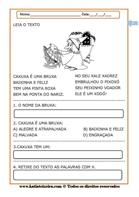 Atividades de Alfabetização Pequeno Texto em PDF letra G