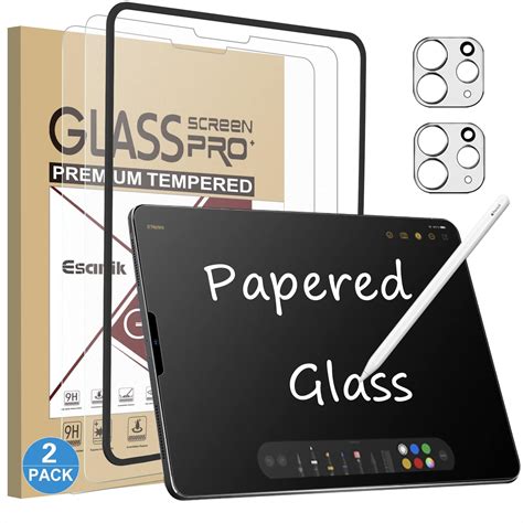 Amazon ESR 2 Pack Paperfeel Screen Protector For IPad Pro 12 9