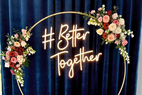 Neon Better Together Napis Neonowy Ledowy Led Litery Ozdobne Na