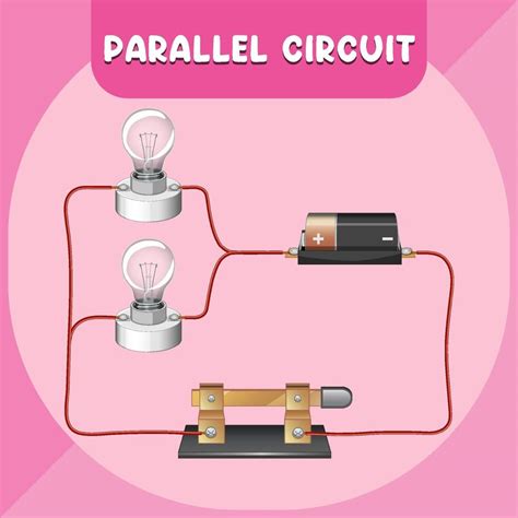 Parallel circuit infographic diagram 3100539 Vector Art at Vecteezy