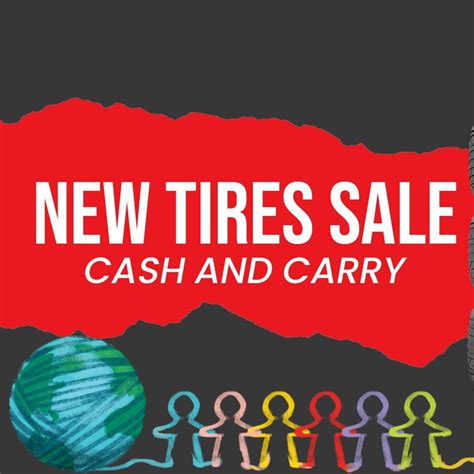 New Tires On Sale prices start at just $50 per tire plus Environmental