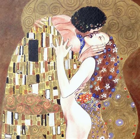 Milo Manara 1945 Litografia Firmata A Mano Il Bacio Di Gustav