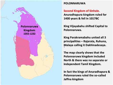 Polonnaruwa Kingdom Map