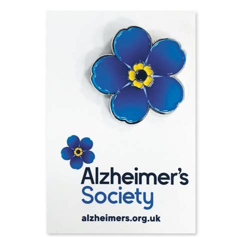 Forget Me Not Flower Pin Badge Alzheimers Society