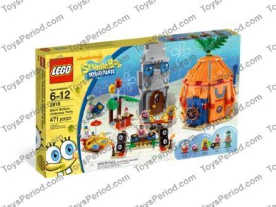 LEGO 3818 Bikini Bottom Undersea Party Instructions And Parts List