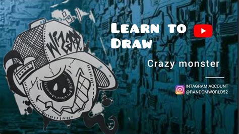 Crazy Monster Drawing For Beginnerseasy Draw Youtube