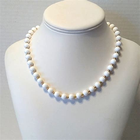 Monet Jewelry Vintage Monet Pearl Necklace Poshmark