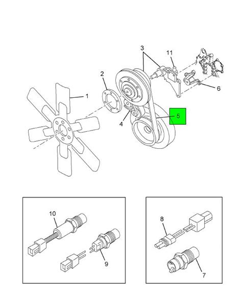 1687798C2 Navistar International SERPENTINE BELT FAN V RIBBED 10 PKG