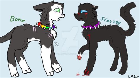 Scourge And Bone Warrior Cats By Tiadrawz On Deviantart