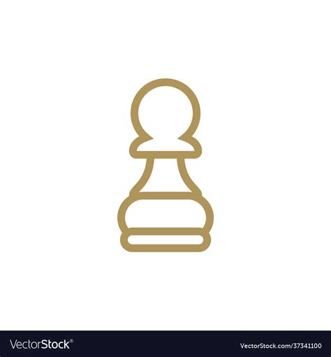 Chess logo design creative logo design Royalty Free Vector