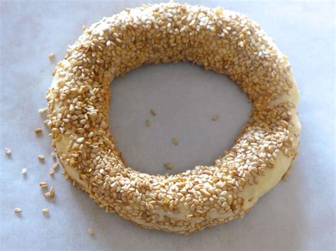 Greek Sesame Bread Rings Recipe Koulouri Thessalonikis My Greek Dish