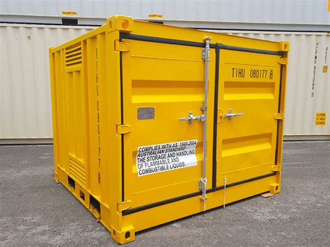 dangerous goods shipping container   australia