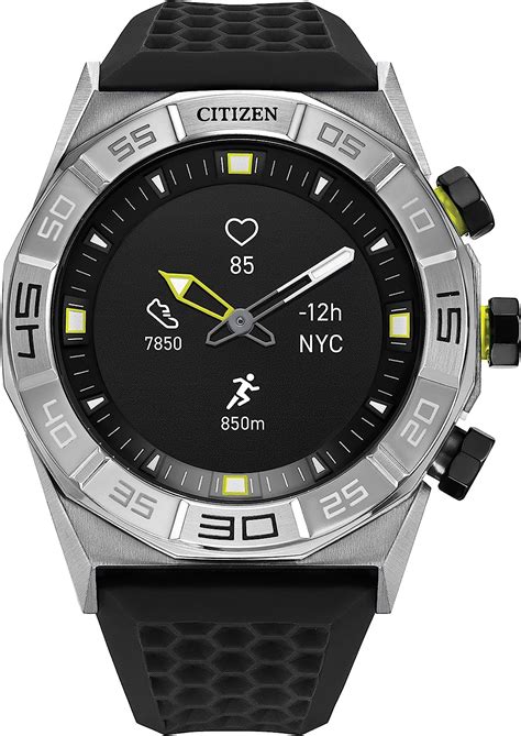 Amazon.com: Citizen CZ Smart Gen 1 Hybrid smartwatch 44mm, Continuous ...