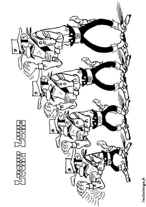 Coloriage Les Dalton Gratuit Imprimer