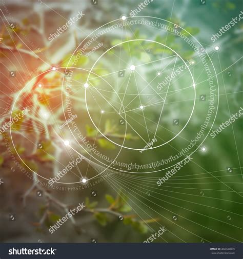 Sacred Geometry Mathematics Nature Spirituality Nature Stock Vector