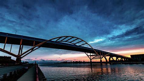 Sunset At The Hoan Photograph By Randy Scherkenbach Fine Art America