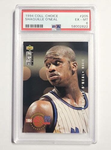 Upper Deck Collector S Choice Shaquille O Neal Psa