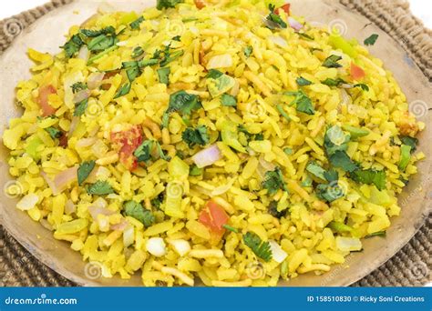 Breakfast Poha Stock Photography Cartoondealer