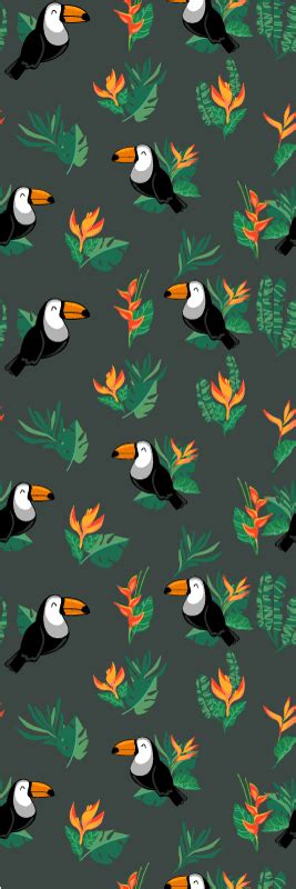 Toucan Pattern birds wallpaper