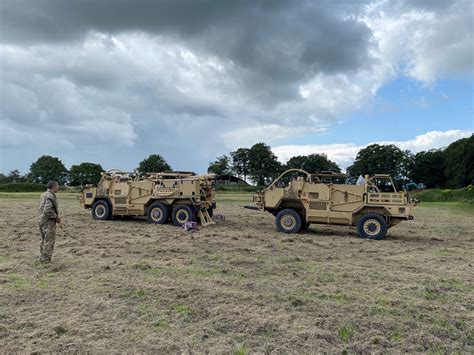 Supacat And Np Aerospace Hand Over Recovery Vehicles To The British