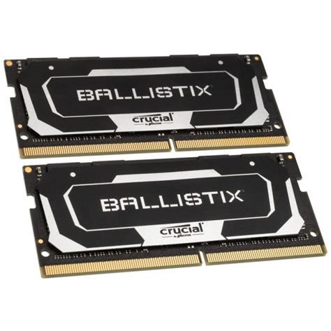 Crucial Ballistix So Dimm Black Ddr Cl Gb Dual Kit Mecc