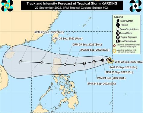 Bagyong Karding Posibleng Mag Landfall Sa Weekend Sa East Coast Ng