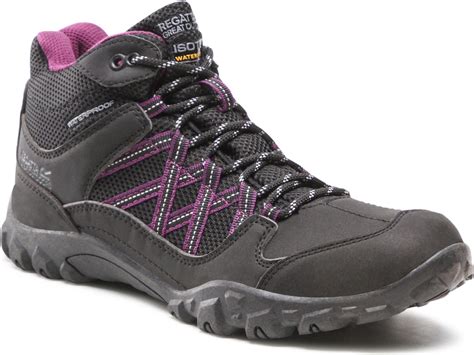 Buty Trekkingowe Regatta Lady Edgepoint Mid Wp Rwf Black Prune Abl