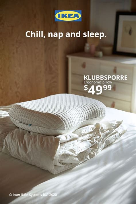 KLUBBSPORRE ergonomic pillow, side/back sleeper, Queen - IKEA | Modern ...