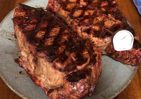 Steps To Make Ultimate 3 Inch Thick Ribeye Steak On BBQ Fresh Yummy