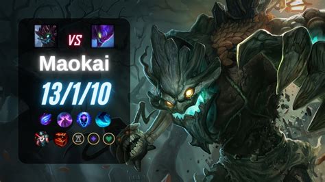 Maokai Jungle Vs Khazix Euw Lol Challenger 139 Youtube