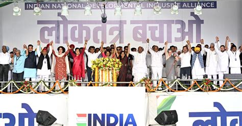 INDIA bloc holds massive rally in national capital - Radiance News