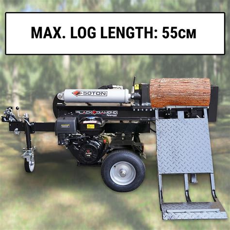 Ton Log Splitter W Hydraulic Lifting Table Wood Cutter Firewood