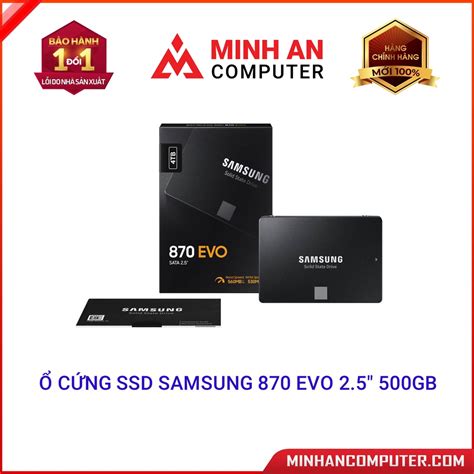 Ổ Cứng Ssd Samsung 870 Evo 2 5 500gb Hàng Chính Hãng Shopee Việt Nam