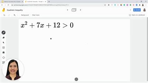 Solving Quadratic Inequality Part 2 Youtube