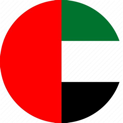 Arab, circle, circular, country, emirates, flag, flag of uae, flags ...