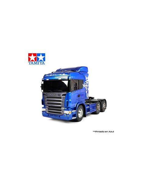 Tamiya 1 14 RC Scania R620 6x4 High Pintado Azul