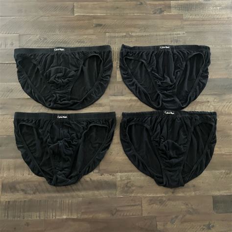 Calvin Klein Underwear Underwear Socks Mens Calvin Klein Modal Low Rise Bikini Briefs