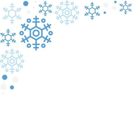 Christmas Snowflakes Border 45937695 Vector Art at Vecteezy