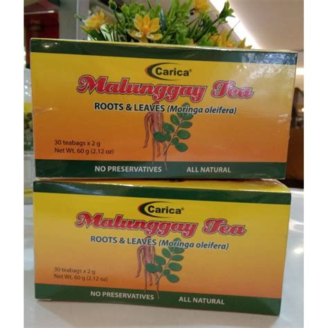 Carica Malunggay Tea 30 S Shopee Philippines