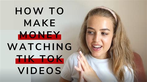 How To Make Money Watching Tik Tok Videos Youtube