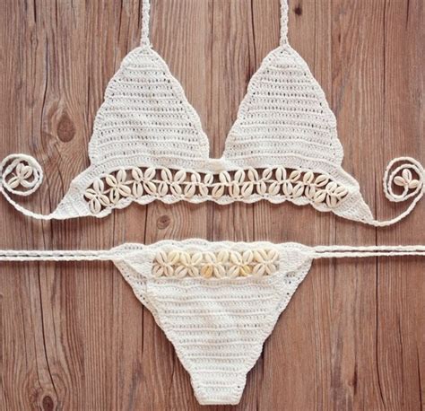 Knitted Bikini Set Crochet Bikini Set