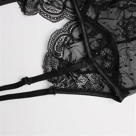 High Level Women Lace Bodysuit Sexy Lingerie LB G